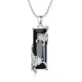 wholesale 925 Sterling Silver Black Onyx Scorpion Pendant Necklaces Wholesale for Women and Men - Scorpio Zodiac s with Box-0-0