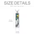 TOUPOP Silver Mountain Urn Necklace-0-3