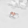 wholesale 925 Sterling Silver Animal Rings Adjustable Cute Jewelry Gift for Her-0-3