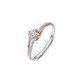 TOUPOP Sterling Silver D Color Vvs1 Moissanite Rings-0-0
