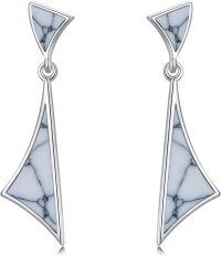 wholesale  Sterling Silver Crystal Butterfly Dragonfly Bee Dangle Drop Earrings -H1-Marble