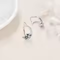 TOUPOP Sterling Silver Moon Animals Dangle Drop Hoop Earrings For Women-0-2