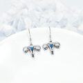 wholesale 925 Sterling Silver Uterus Dangle Earrings - Gothic Style Body Parts Jewellery Gift for Her-0-1