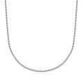wholesale 925 Sterling Silver Box Chain Necklace for Women Men 0.8mm 1mm 1.5mm 2mm 3mm 18 20 22 24 26 Inches-0-5