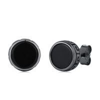 wholesale 925 Sterling Silver Black Onyx Zircon Celtic Viking Stud Earrings Hypoallergenic Punk Gothic Jewelry for Women Men-Viking Black onyx-Viking Black onyx