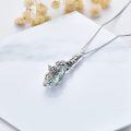 wholesale 925 Sterling Silver Crystal Butterfly Cremation Pendant Necklace for Ashes Memory Keepsake Jewelry-0-4