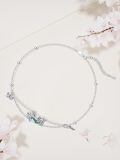 wholesale 925 Sterling Silver Moss Agate Sea Turtle Starfish Dolphin Charm Bracelet For Women-0-4