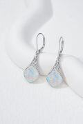 wholesale Sterling Silver Celtic Teardrop Drop Earrings Jewelry Gifts for Women-0-15