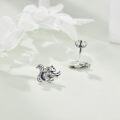 wholesale 925 Sterling Silver Hypoallergenic Squirrel Stud Earrings for Women and Girls-0-2