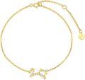 wholesale 14K Gold Crystal Cat Charm Bracelet for Women (0.23ct)-0-0