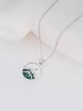 TOUPOP Sterling Silver Mustard Seed Faith Move Mountains Pendant Necklace-0-2