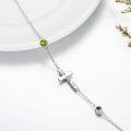 wholesale 925 Sterling Silver 12 Birthstones Faith Hope Love Cross Bracelets Christian Jewelry for Women-0-27