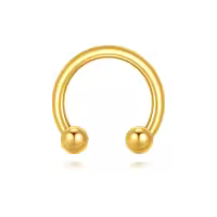 wholesale Gold 14k Hypoallergenic Non-Piercing Cartilage Hoop Earring WholesaleStuds for Women-Simple Hoop