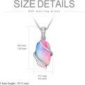 wholesale Sterling Silver Gemstone Dainty Pendant Necklace for Women Mom Gift-0-158