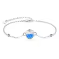 wholesale 925 Sterling Silver Moonstone Graduation Cap Charm Bracelet Wholesale Gift for Women-0-1