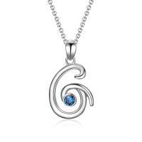 TOUPOP Sterling Silver Birthstone Initial G Letter Pendant Necklaces Jewelry Christmas Valentine Mothers Day Birthday Gifts for Women Teen Girls Her Wife-color_name:G-Give me your hand