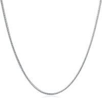 wholesale 925 Sterling Silver Snake Chain Necklace - 18-24 Lengths-Length:16 Inch Width:1MM