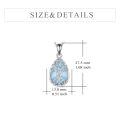 wholesale 925 Sterling Silver Celtic Tree Of Life Pendant Necklace Wholesale With Green Inlay-0-9