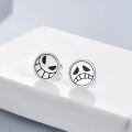 wholesale 925 Sterling Silver Smiley Face Earrings Wholesale Set-0-1
