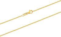wholesale 14K Yellow Gold Durable Strong Real Cuban Link Curb Chain 0 8 2 6mm-16inch 1.2mm Bead Chain