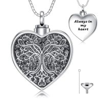 wholesale TOUPOP Urn Necklace For Ashes Tree Of Life Cremation Jewelry For Ashes Sterling Silver Urn Pendants For Women Holds Ash With Funnel Filler Kit Memorial Gifts Of Lost Love One -style_name:6-Tree of Life