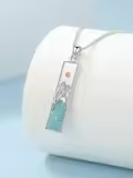 TOUPOP 925 Sterling Silver Mustard Seed Necklace Christian Faith Pendant Jewelry-0-2