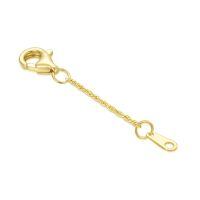 wholesale 14K Gold (Au585) Nickel-Free Hypoallergenic Jewelry Extender Chain - 0.5/1/1.5/2/3 Inch with Lobster Clasp-3inch