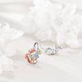 wholesale 925 Sterling Silver Leverback Earrings with Squirrel and Daisy Design for Women-0-4