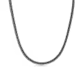 wholesale 925 Sterling Silver 2mm 3mm Franco Foxtail Chain Necklace for Men Women 18 26 Inch-0-0