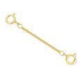 wholesale 10k Gold Extension Chain With Lobster Clasps For Jewelry Making-0-0