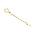 wholesale 14K Gold (Au585) Hypoallergenic Nickel-Free Polished Jewelry Extender Chain 0.5-3inch Lobster Clasp-0-0