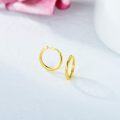 wholesale 18K Gold (Au750) Hypoallergenic Nickel-Free 10mm Huggie Hoop Earrings 0.86g-0-3
