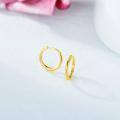 wholesale 18K Gold (Au750) Hypoallergenic Nickel-Free 10mm Huggie Hoop Earrings 0.86g-0-3