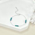 wholesale 925 Sterling Silver Bracelet With Turquoise Beads-0-1