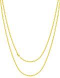 wholesale Sterling Silver Gold Plated 3 2mm Cuban Chain Necklace for Women Men 16 24 Inch-0-10