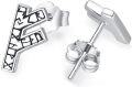 wholesale 925 Sterling Silver Norse Runes Stud Earrings - Viking Celtics Punk Nordics s for Her Him-0-0