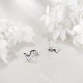 wholesale 925 Sterling Silver Animal Stud Earrings - Dinosaur Design-0-3