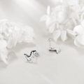 wholesale 925 Sterling Silver Animal Stud Earrings - Dinosaur Design-0-3