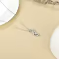 TOUPOP Sterling Silver Crystal Cross Football Soccer Softball Volleyball Necklace-0-3
