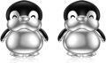wholesale 925 Sterling Silver Penguin Moonstone Stud Earrings - Cute Animal  for Women-0-0
