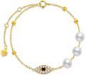 wholesale 14K Gold Evil Eye Bracelet for Women 8 Protection Jewelry Gift-0-0