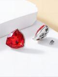 TOUPOP Sterling Silver Crystal Birthstone Stud Earrings for Women-0-2