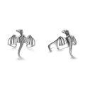 wholesale 925 Sterling Silver Dragon Ear Cuff Non-Piercing Cartilage Wrap Punk  for Women-0-0