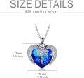 wholesale 925 Sterling Silver Blue Austrian Crystal LPN Nurse Heart Necklace – Hypoallergenic, Lead & Nickel Free-0-3