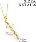 wholesale Sterling Silver Cross Necklace Philippians 4 13 I Can Do All Things Inspirational Gift-0-41