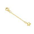 wholesale 14k Gold Star Charm Extender Chain For Bracelets Necklaces Anklets-0-0