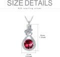 wholesale Sterling Silver Austrian Crystal Butterfly Urn Necklace for Ashes-0-3