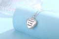 wholesale 925 Sterling Silver & Hypoallergenic Heart Cross Urn Necklace for Ashes Memorial Cremation Jewelry Sympathy Gift-0-1