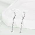 wholesale 925 Sterling Silver Clarinet Shaped Music Lover Earrings for Women Men s-0-1