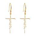 wholesale 925 Sterling Silver Cross Earrings-0-0